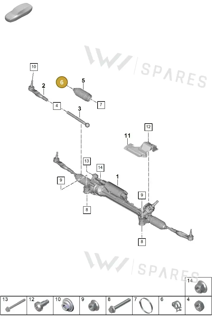 4G0423875 — Porsche Panamera (2023-) diagram p62403000, position 6