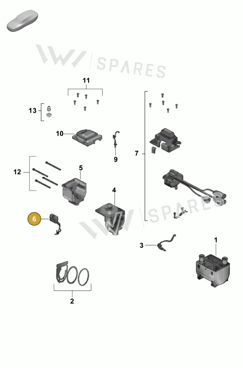 4H0971411 — Porsche Cayenne Hybrid Coupe (2023-) diagram p58813550, position 6