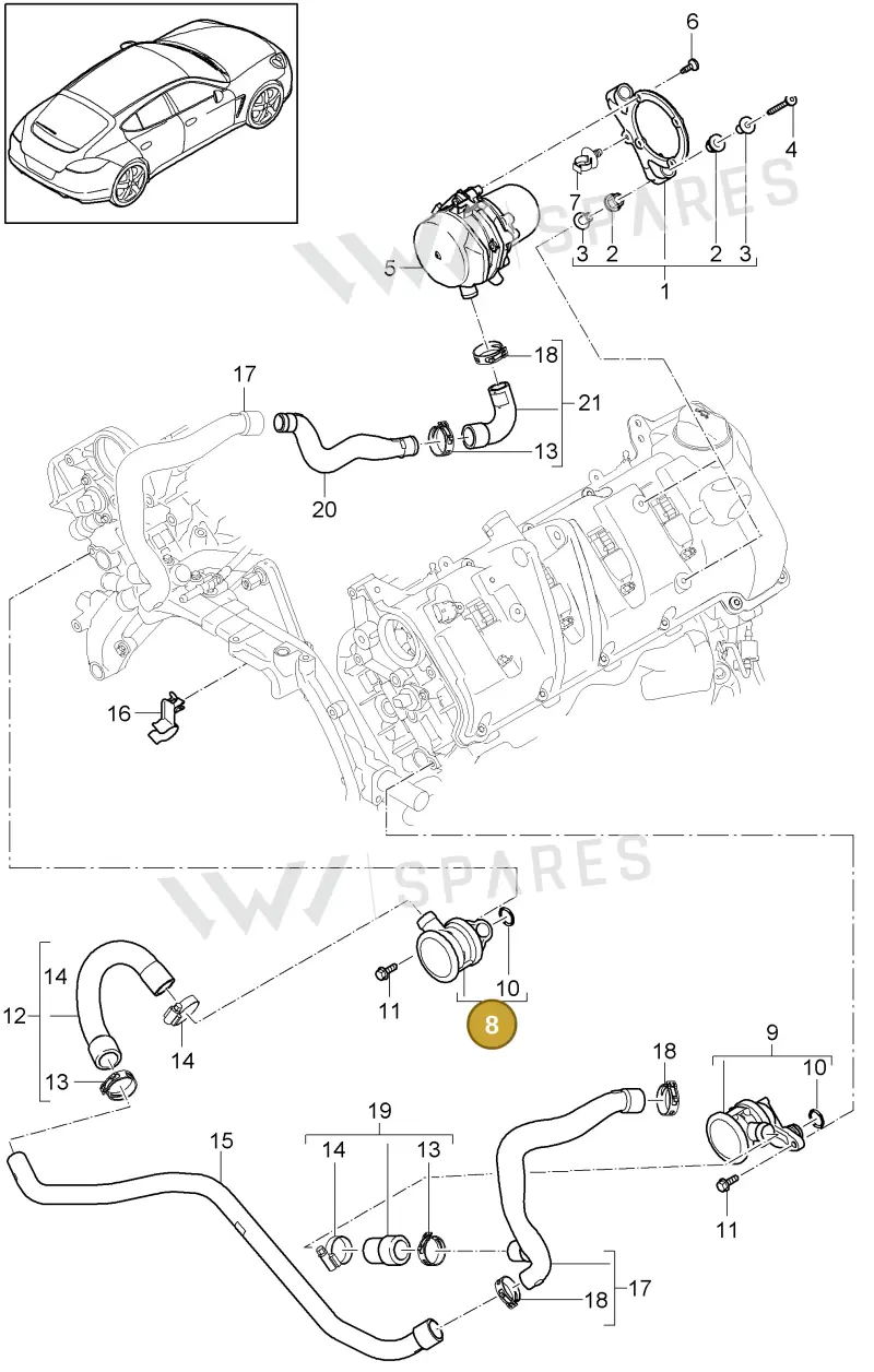 7PP131109A — Porsche Panamera (2009-2016) diagram p35108000, position 8