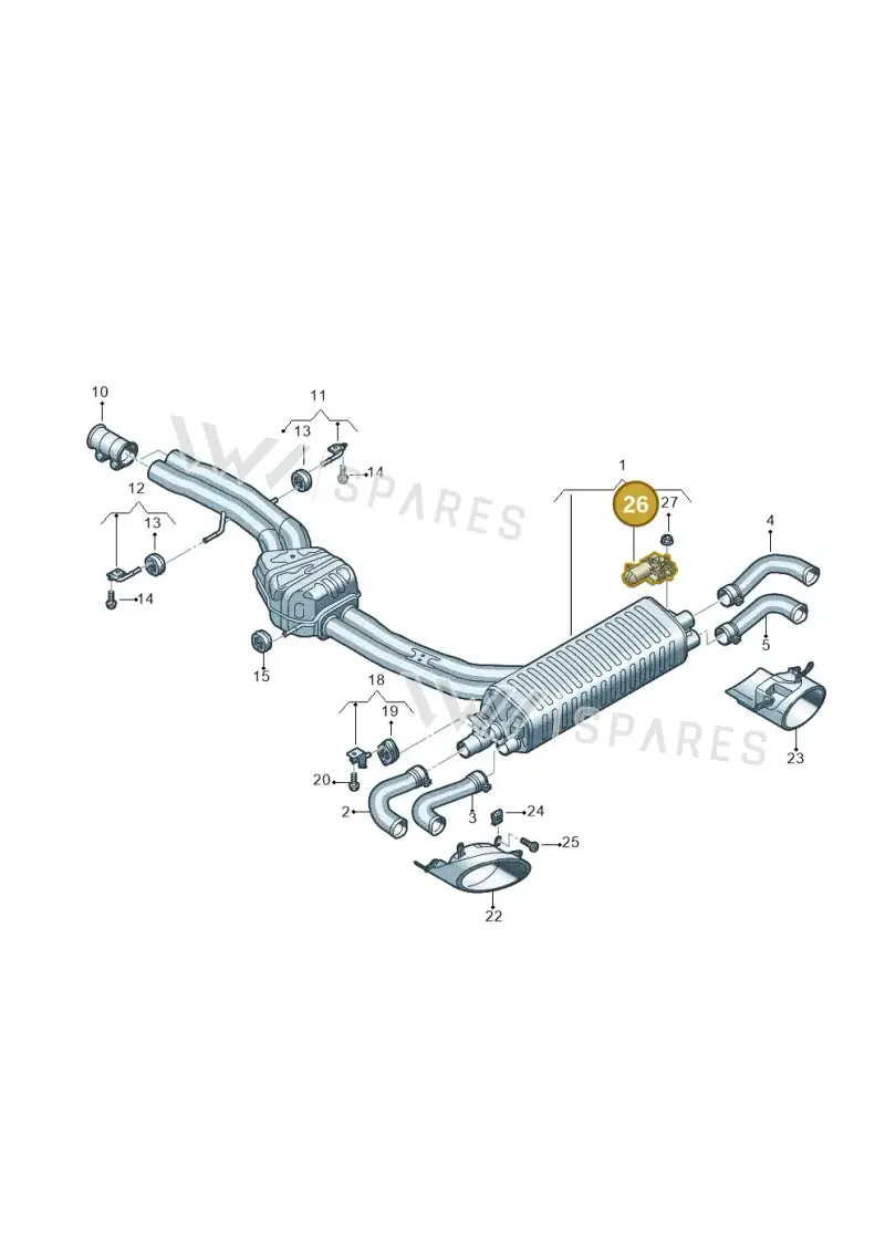 7PP133246D — Audi RS Q8 (2019-2025) diagram 595253870, position 26