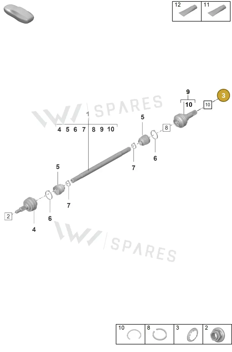 7PP501811 — Porsche Panamera (2023-) diagram p58501100, position 3