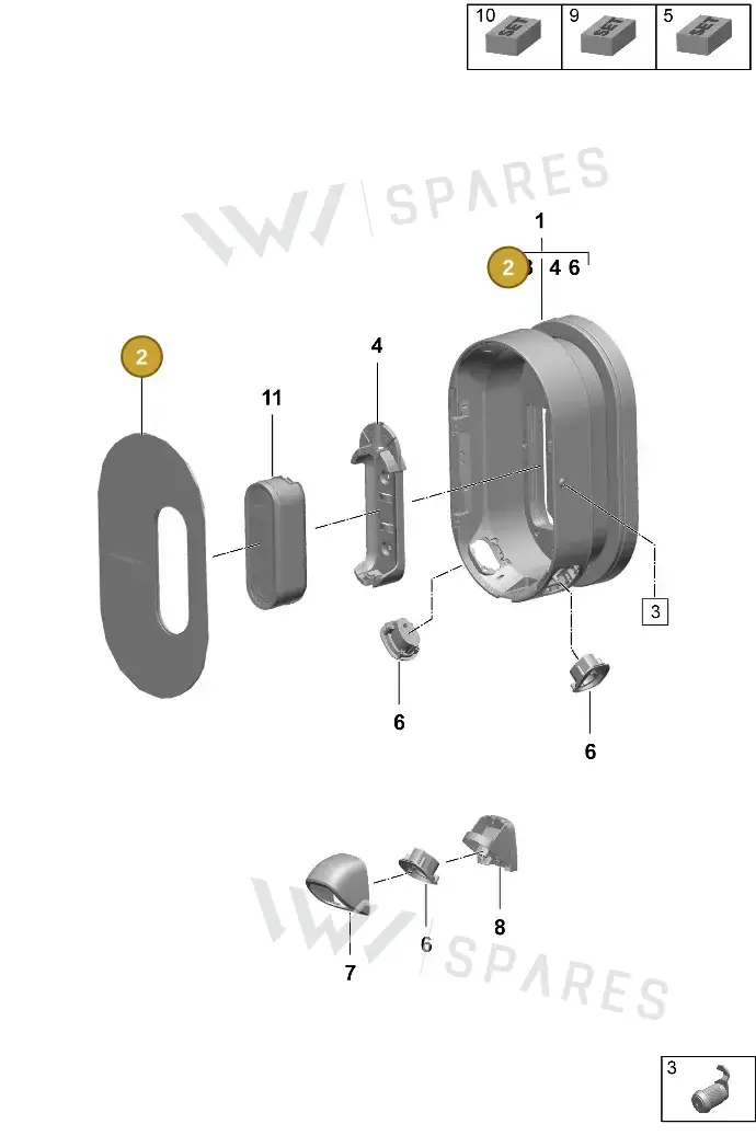 7PP886337A — Porsche Taycan Sport Turismo (2023-2025) diagram p64920000, position 2