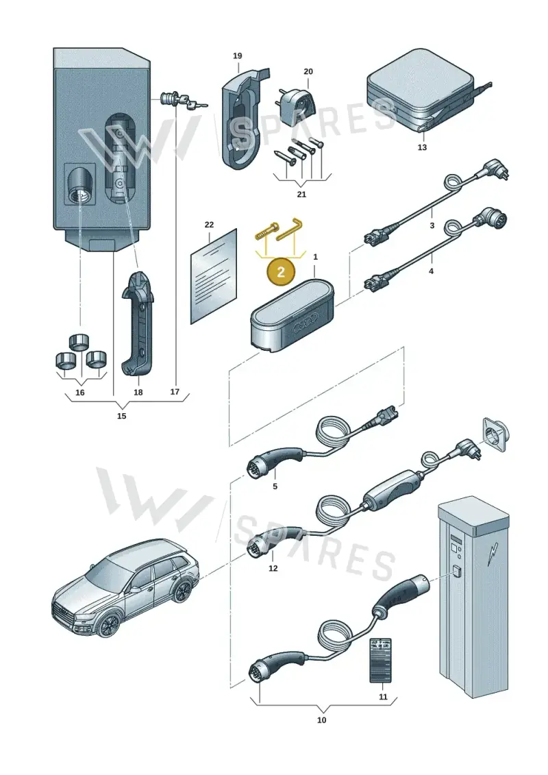 7PP919839 — Audi Q7 (2015-2025) diagram 859970001, position 2