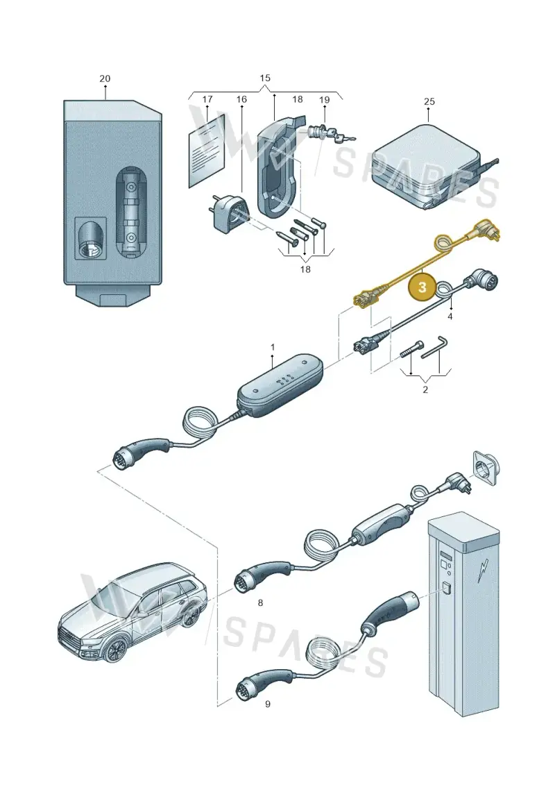 7PP971678BH — Audi Q4 Sportback (2021-2025) diagram 586970000, position 3