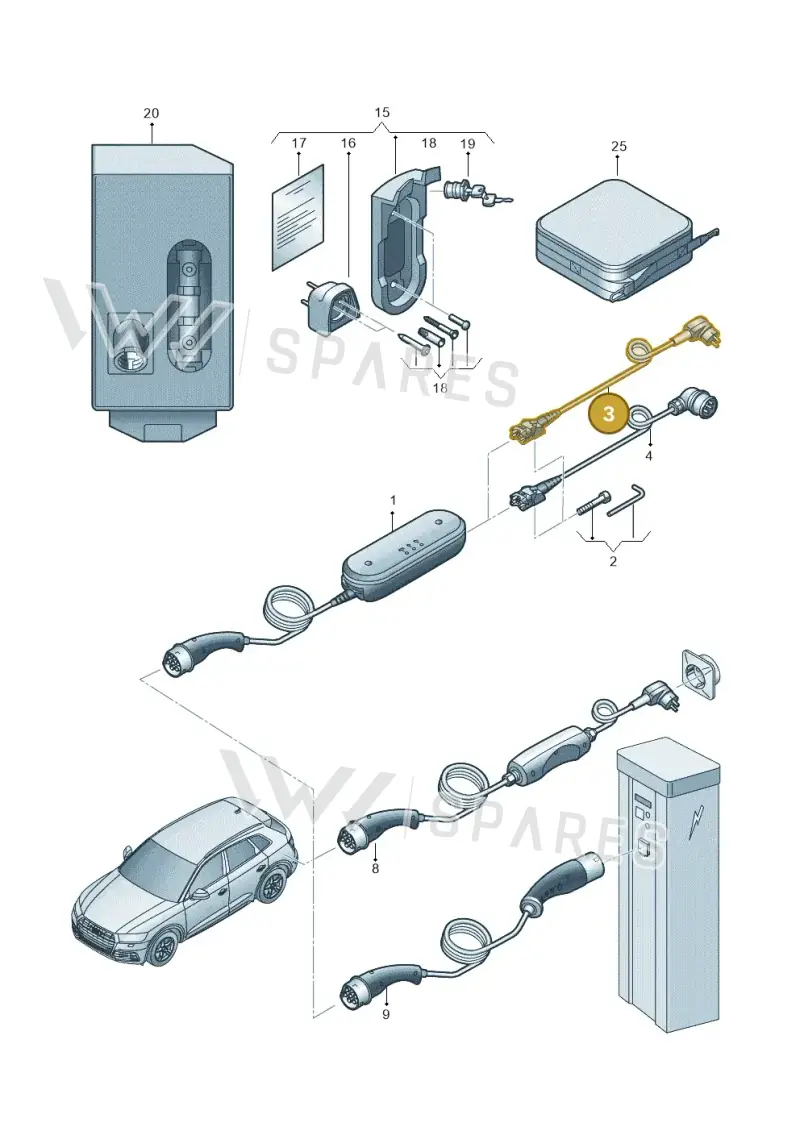7PP971678DF — Audi Q5 (2016-2025) diagram 896970000, position 3