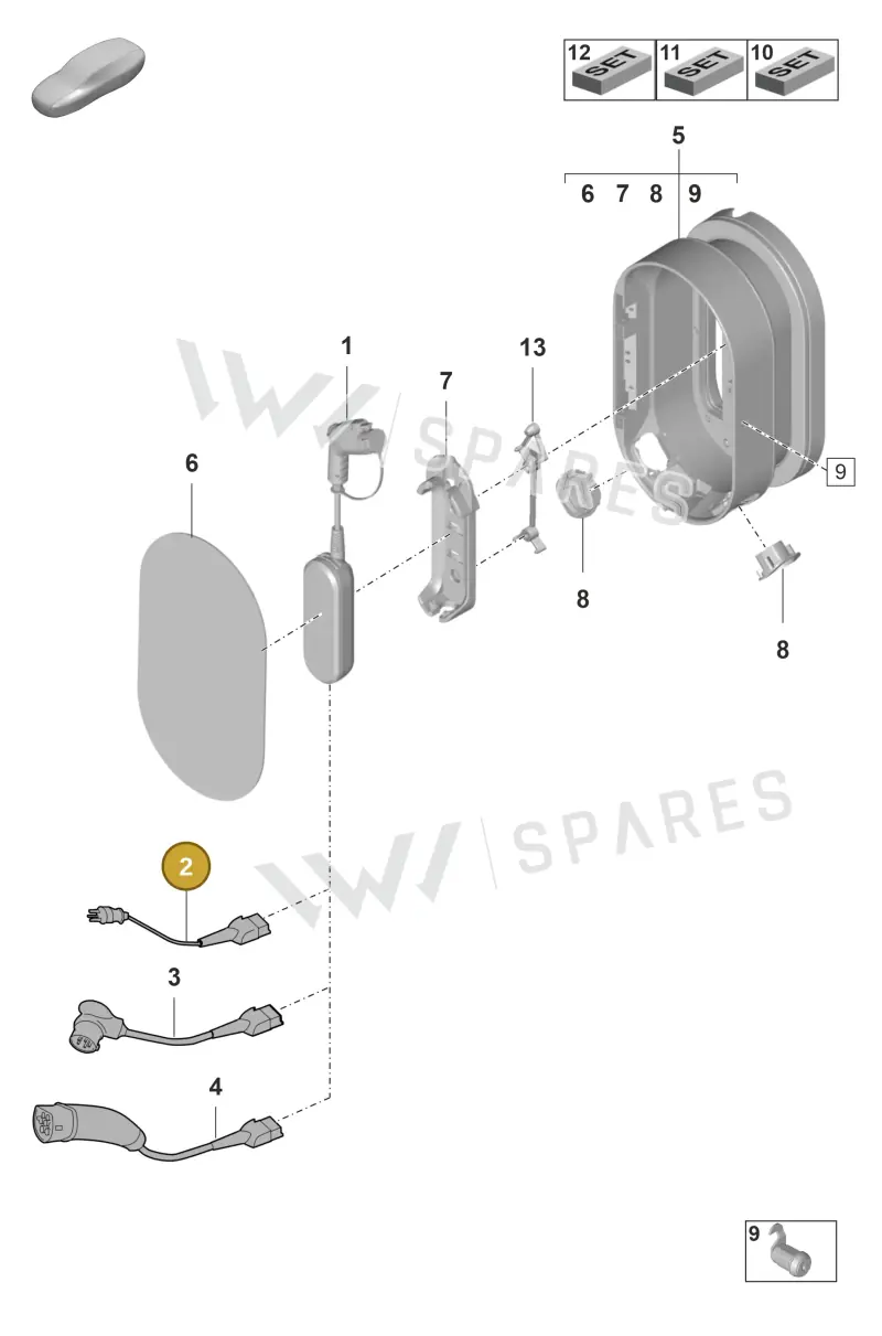 7PP971678DM — Porsche Panamera (2020-2023) diagram p58901050, position 2