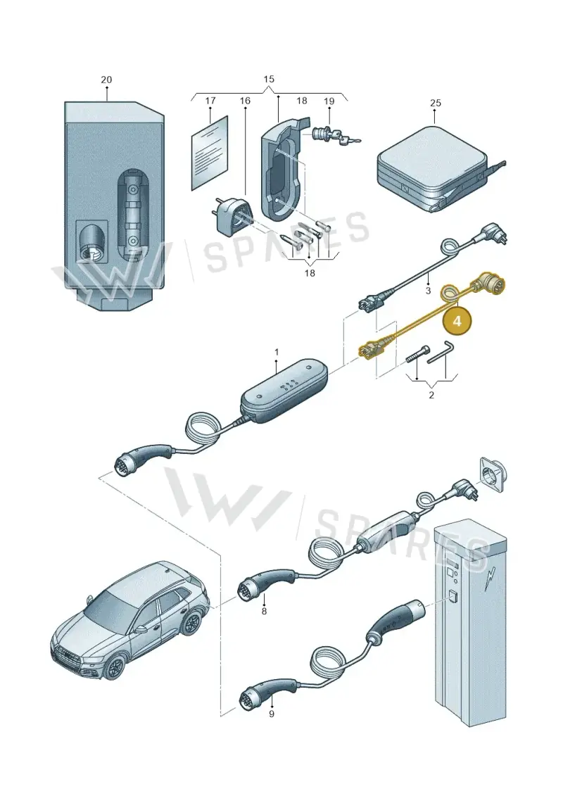 7PP971678FF — Audi Q5 (2016-2025) diagram 896970000, position 4
