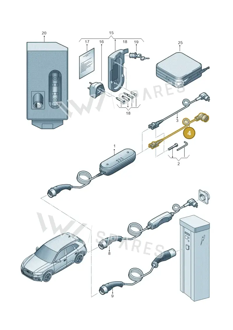 7PP971678GJ — Audi Q5 (2016-2025) diagram 896970000, position 4
