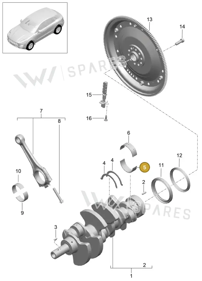 94810124109 — Porsche Macan GTS (2013-2018) diagram p44102000, position 5