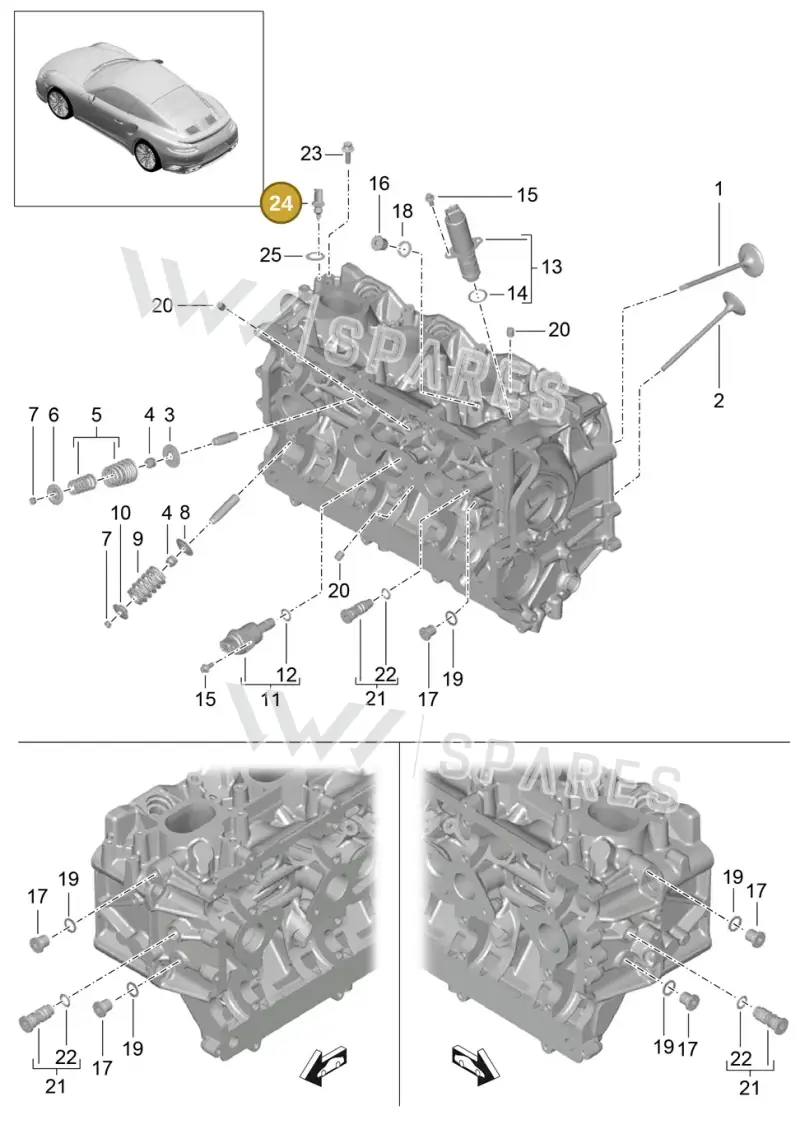 94860642001 — Porsche GT2 RS Clubsport (2013-2020) diagram p42103005, position 24