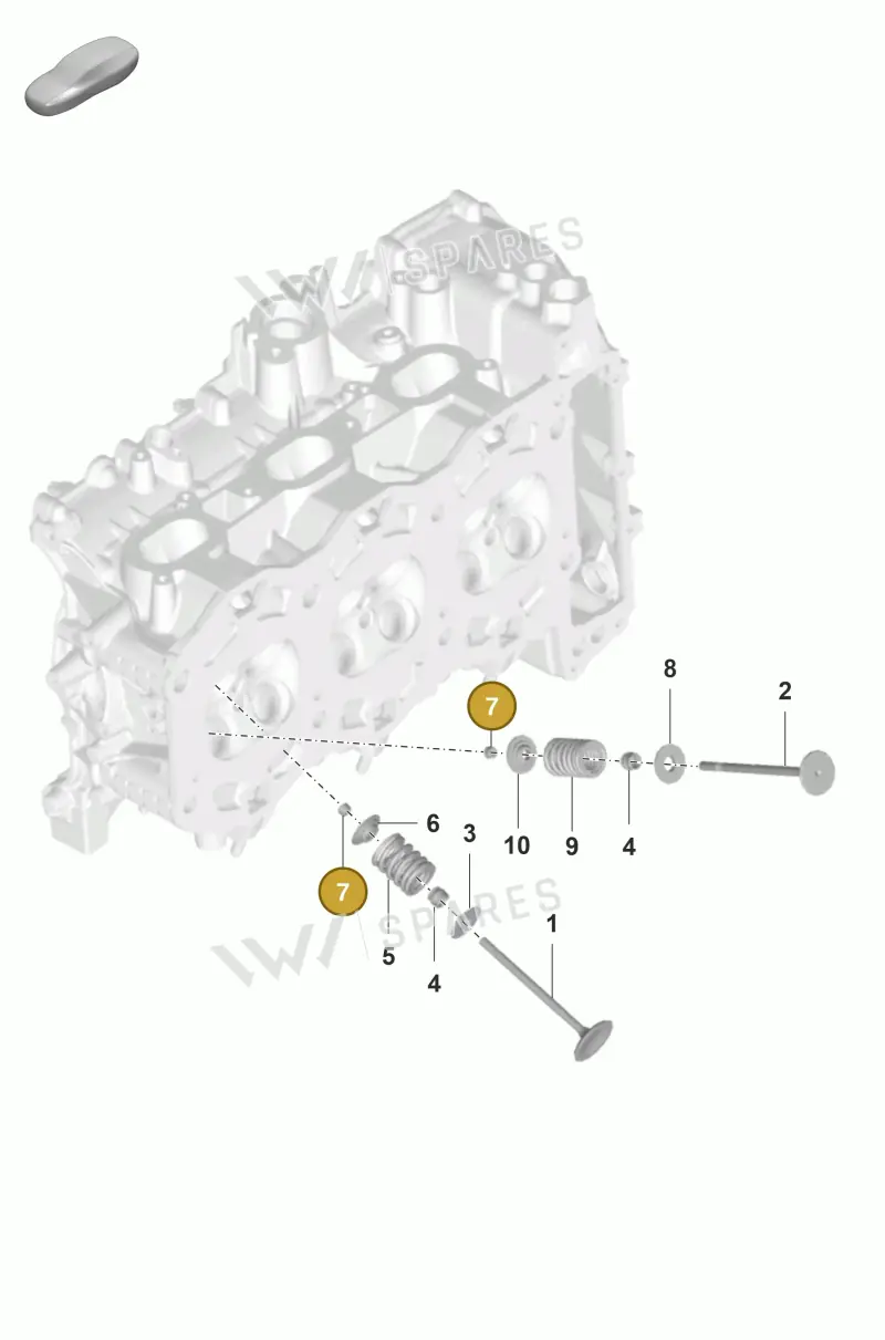 95510565110 — Porsche 911 (2024-2025) diagram p53103010, position 7
