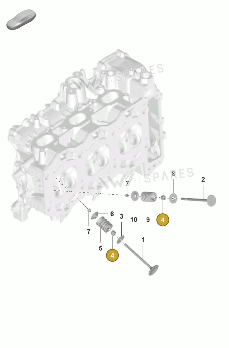 95510567500 — Porsche 911 (2024-2025) diagram p53103010, position 4