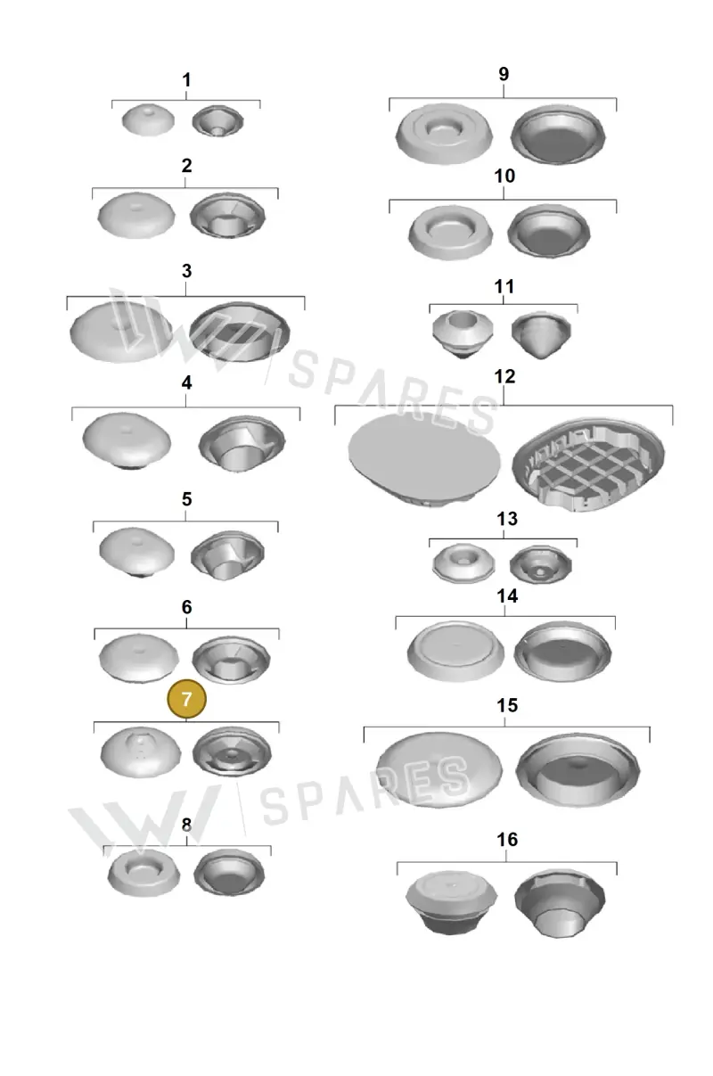 95551218800 — Porsche Boxster Spyder (2019-2020) diagram p54801010, position 7