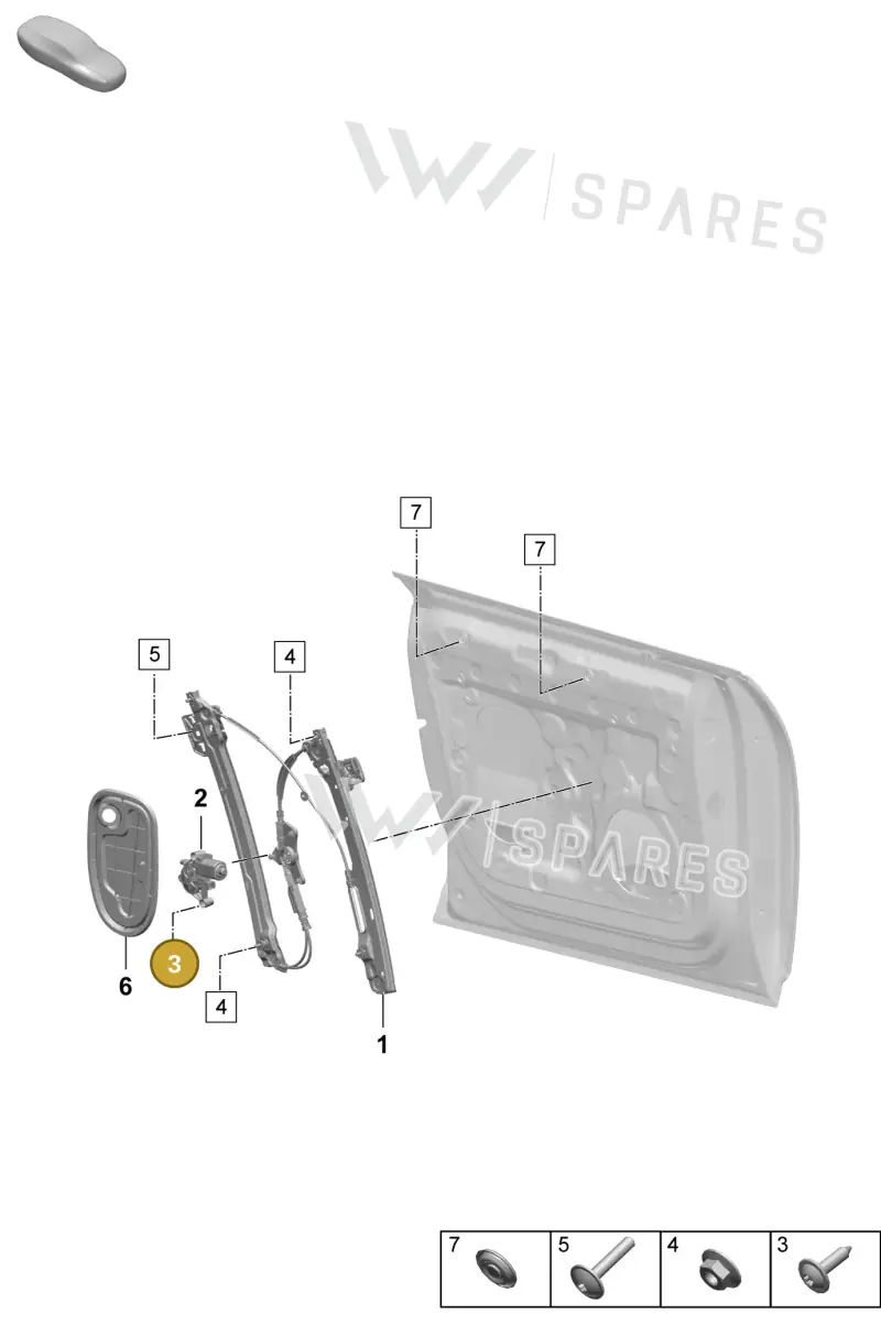 95553369100 — Porsche Macan (2024-2024) diagram p61804300, position 3