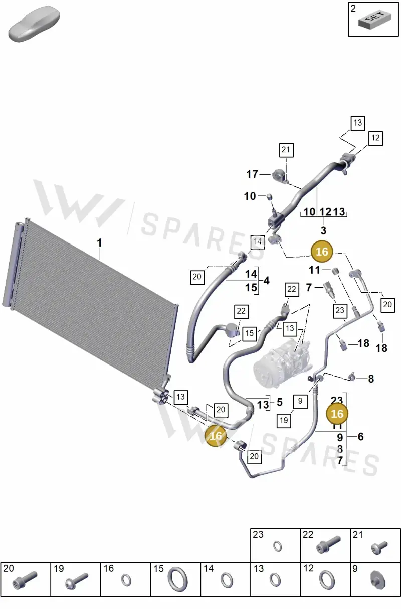 95557374900 — Porsche Panamera (2023-2025) diagram p62814300, position 16