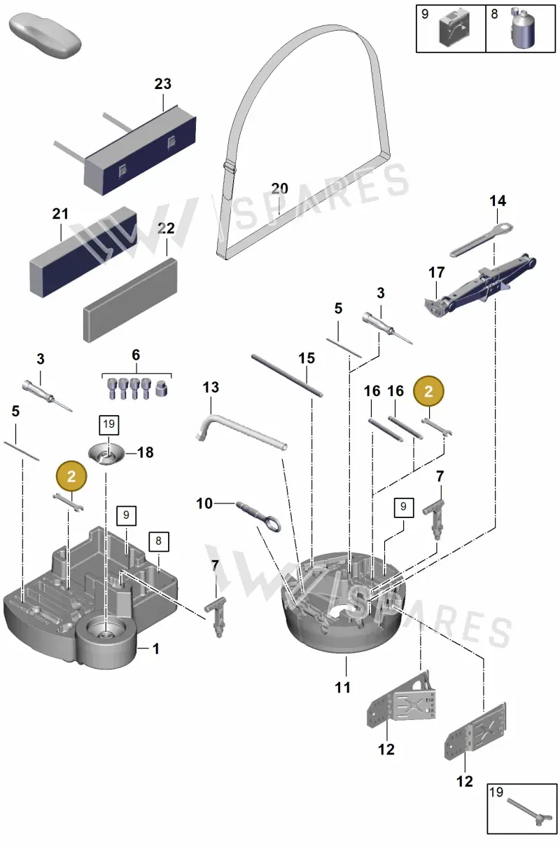 95572113503 — Porsche Cayenne Coupe (2023-2023) diagram p60001000, position 2