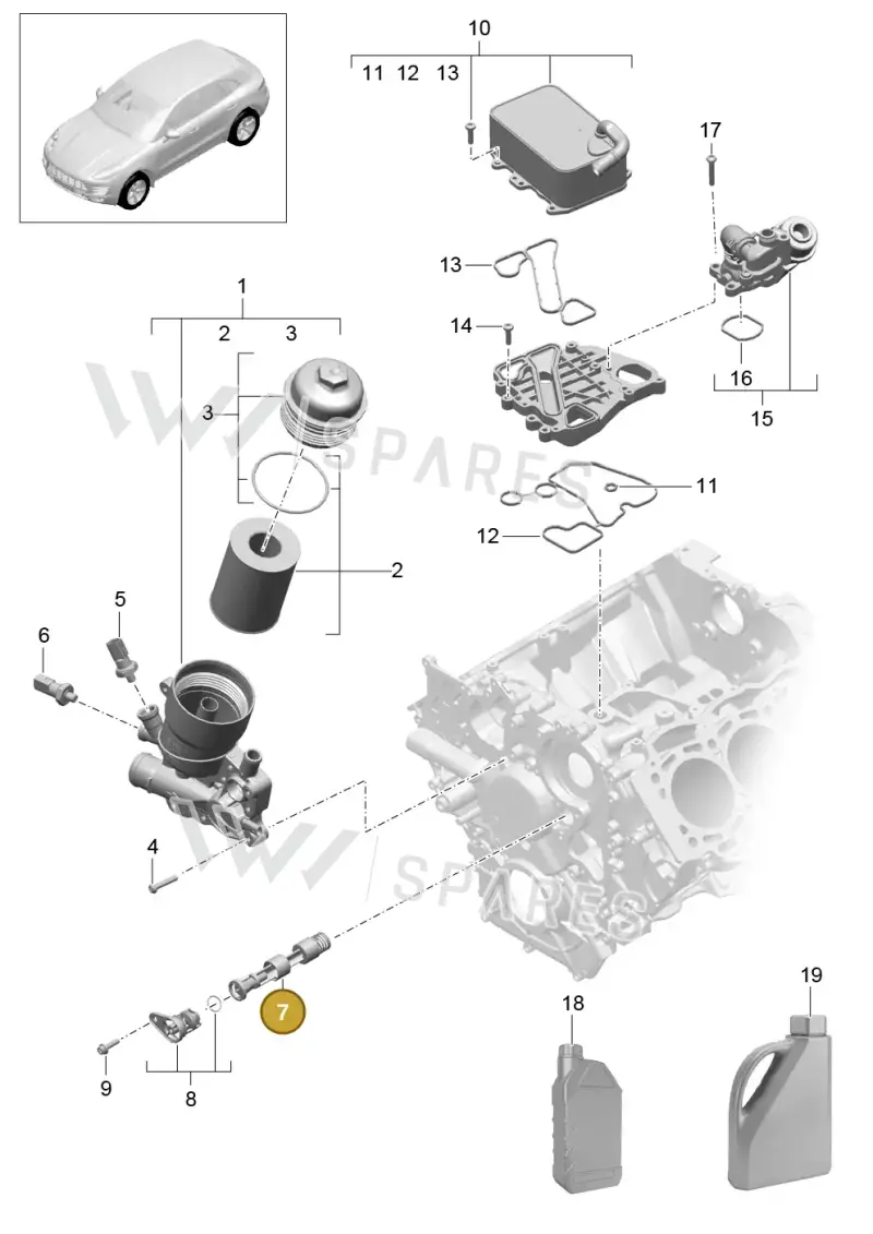 95810720120 — Porsche Macan GTS (2013-2018) diagram p44104070, position 7