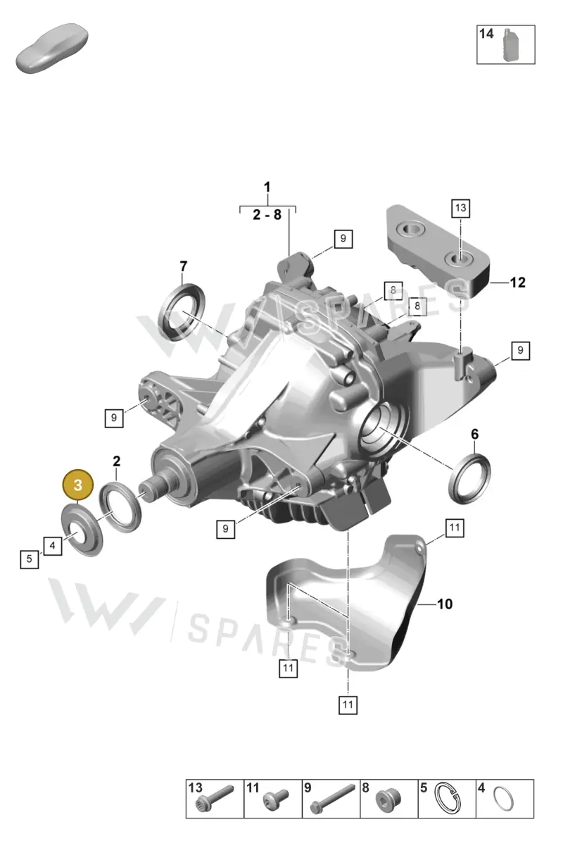 95833237560 — Porsche Panamera (2023-2025) diagram p58305030, position 3