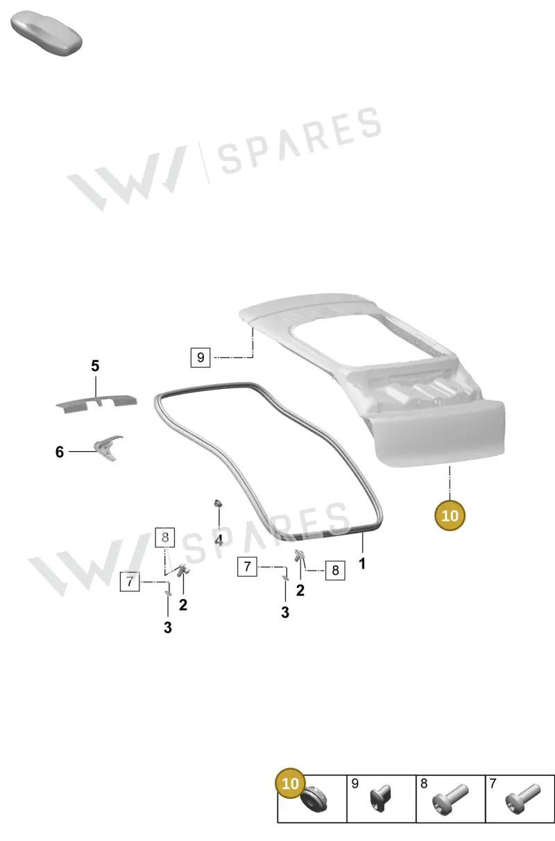 95850289900 — Porsche Macan 4 (2024-) diagram p61803120, position 10