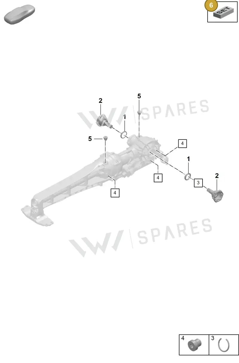 958598305 — Porsche 911 (2024-2025) diagram p63304100, position 6