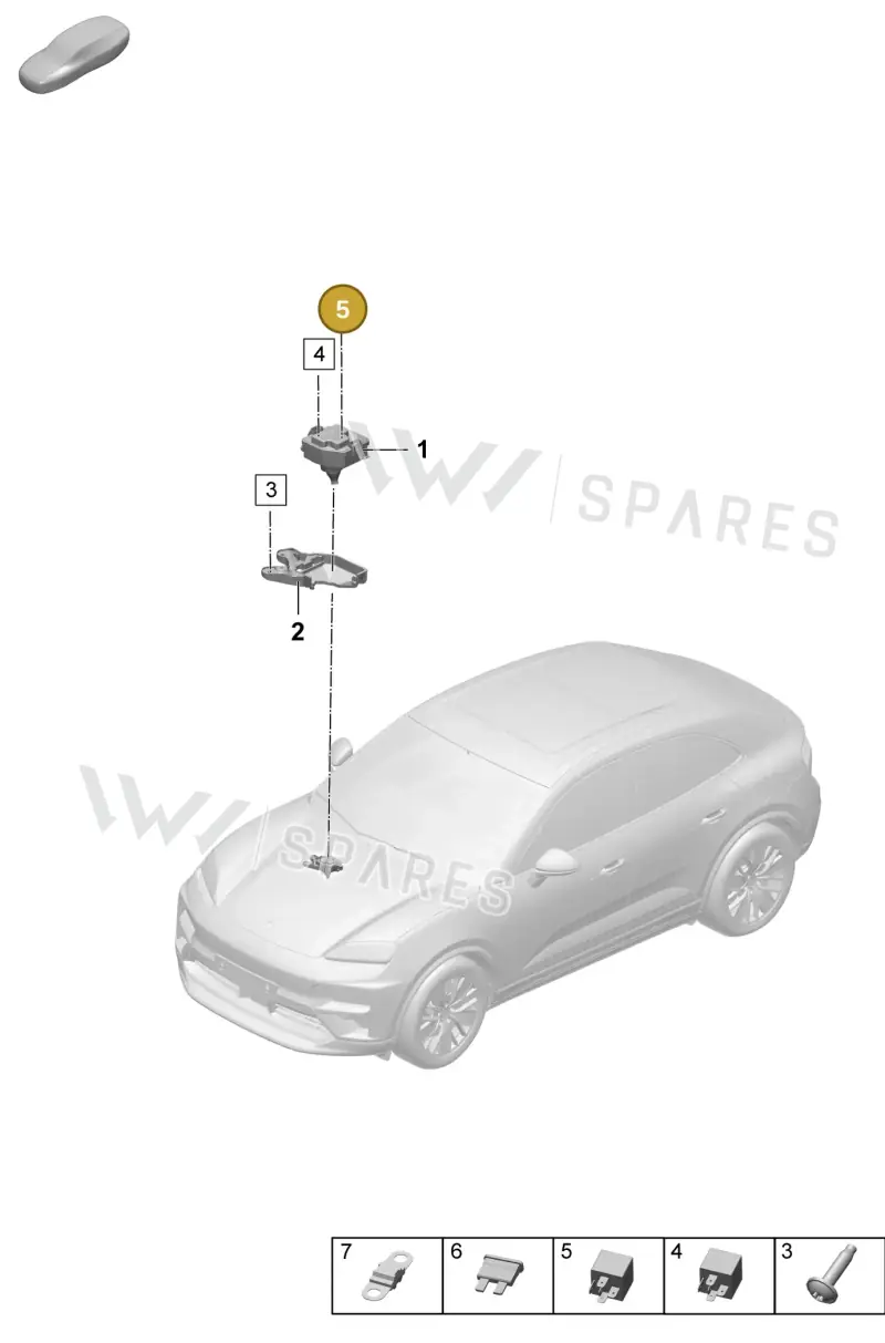 95861502900 — Porsche Macan 4 (2024-) diagram p61902020, position 5