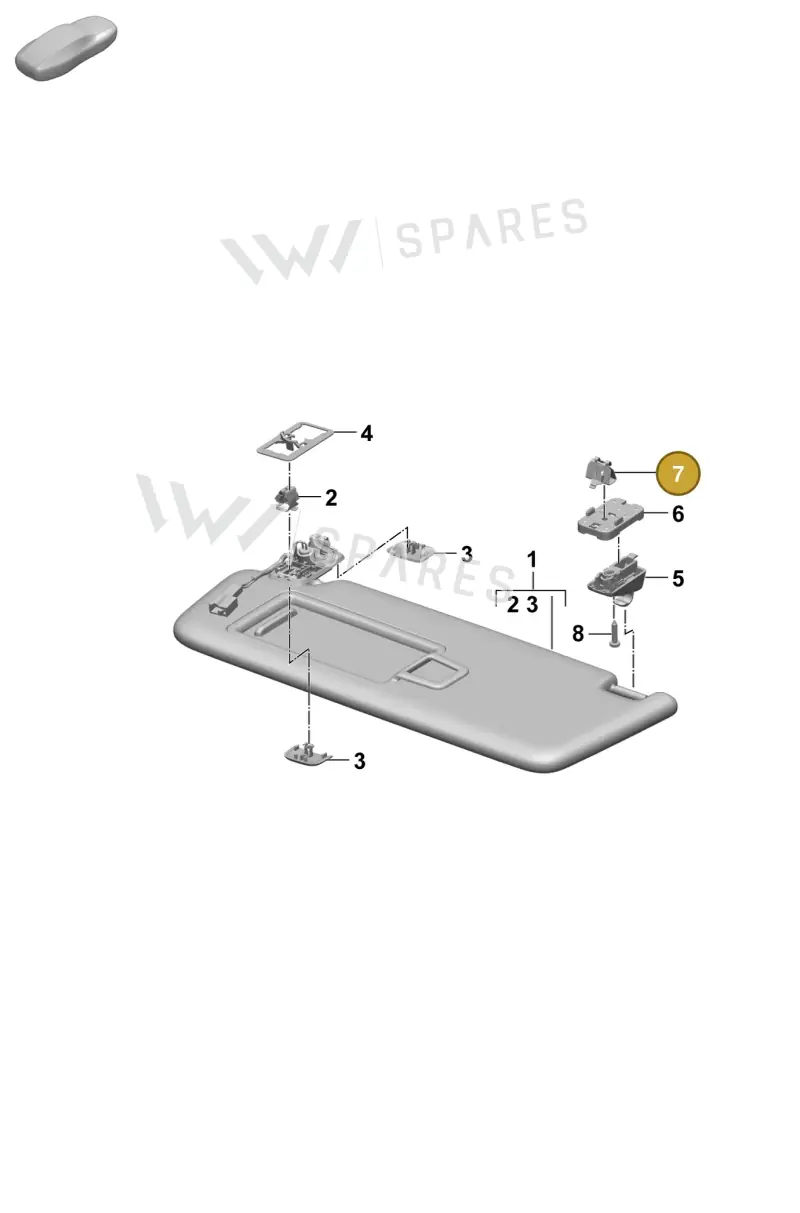 95873163300 — Porsche Macan 4 (2024-) diagram p61807650, position 7