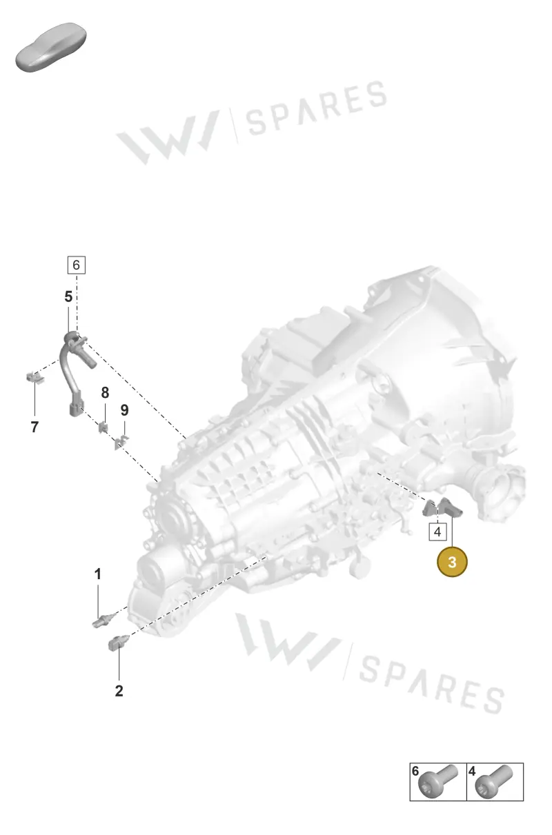 958906207 — Porsche GT3 RS (2021-) diagram p53301120, position 3