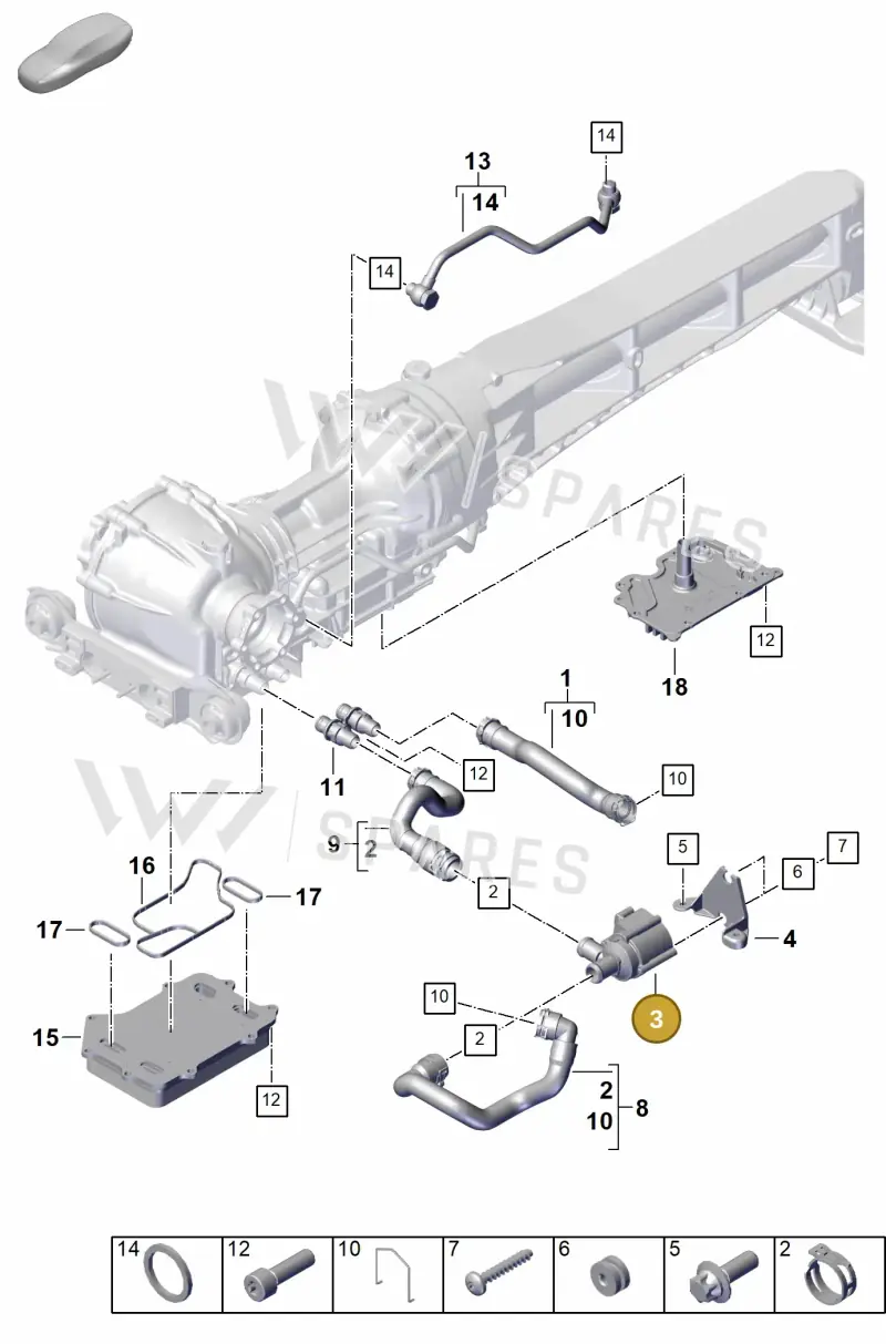 958965561 — Porsche 911 (2024-2025) diagram p63304110, position 3