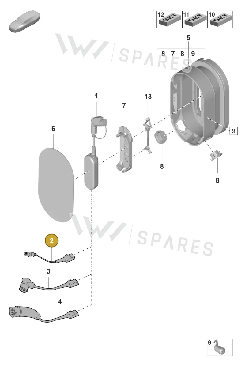 958971678A — Porsche Panamera (2020-2023) diagram p58901050, position 2