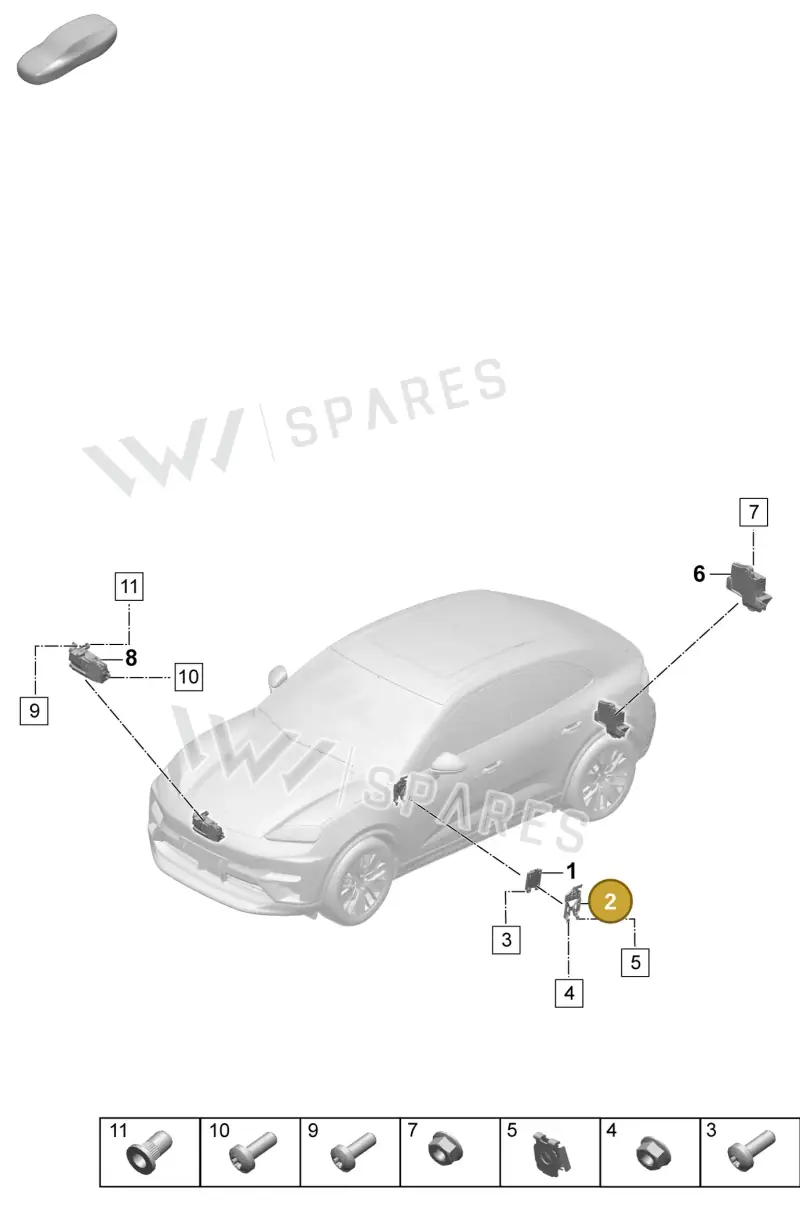 95C035317 — Porsche Macan (2024-2024) diagram p61901600, position 2