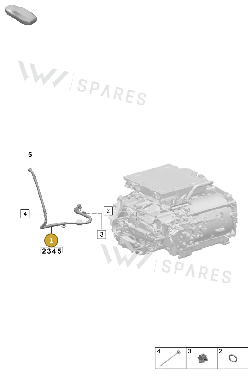 95C121455A — Porsche Macan (2024-2024) diagram p61355180, position 1