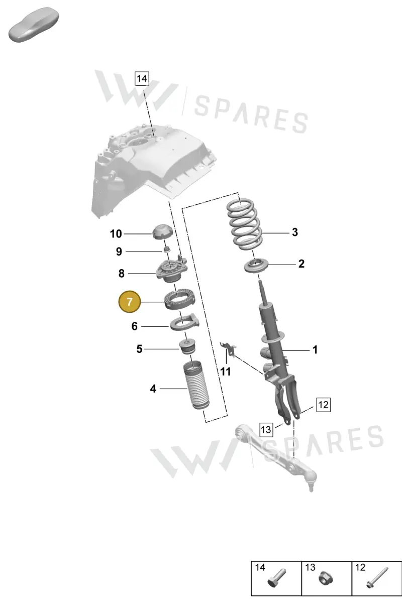 95C412123 — Porsche Macan (2024-2024) diagram p61402010, position 7
