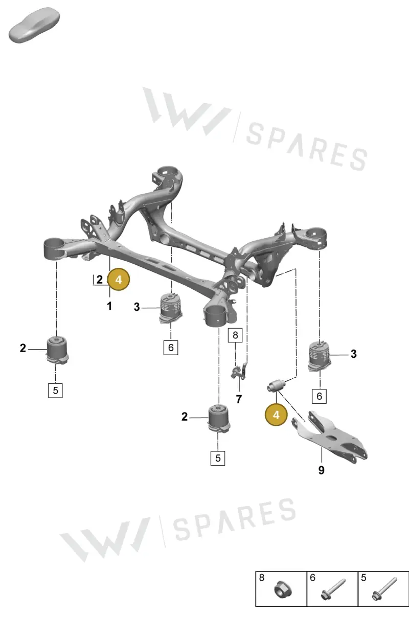 95C505279 — Porsche Macan (2024-2024) diagram p61501000, position 4
