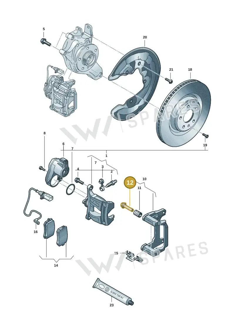 95C609467A — Audi Q6 e-tron (2023-2025) diagram f5s615060, position 12