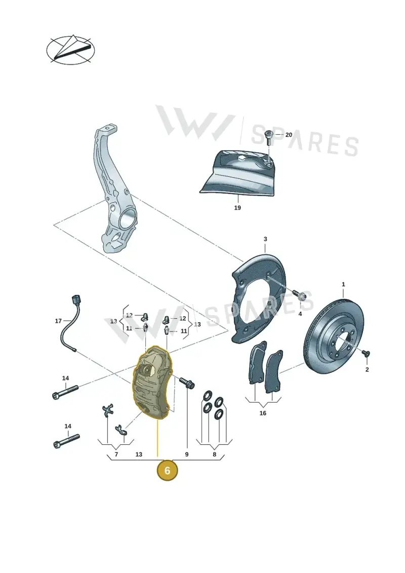 95C615124AC — Audi Q6 e-tron (2023-2025) diagram f5s615030, position 6