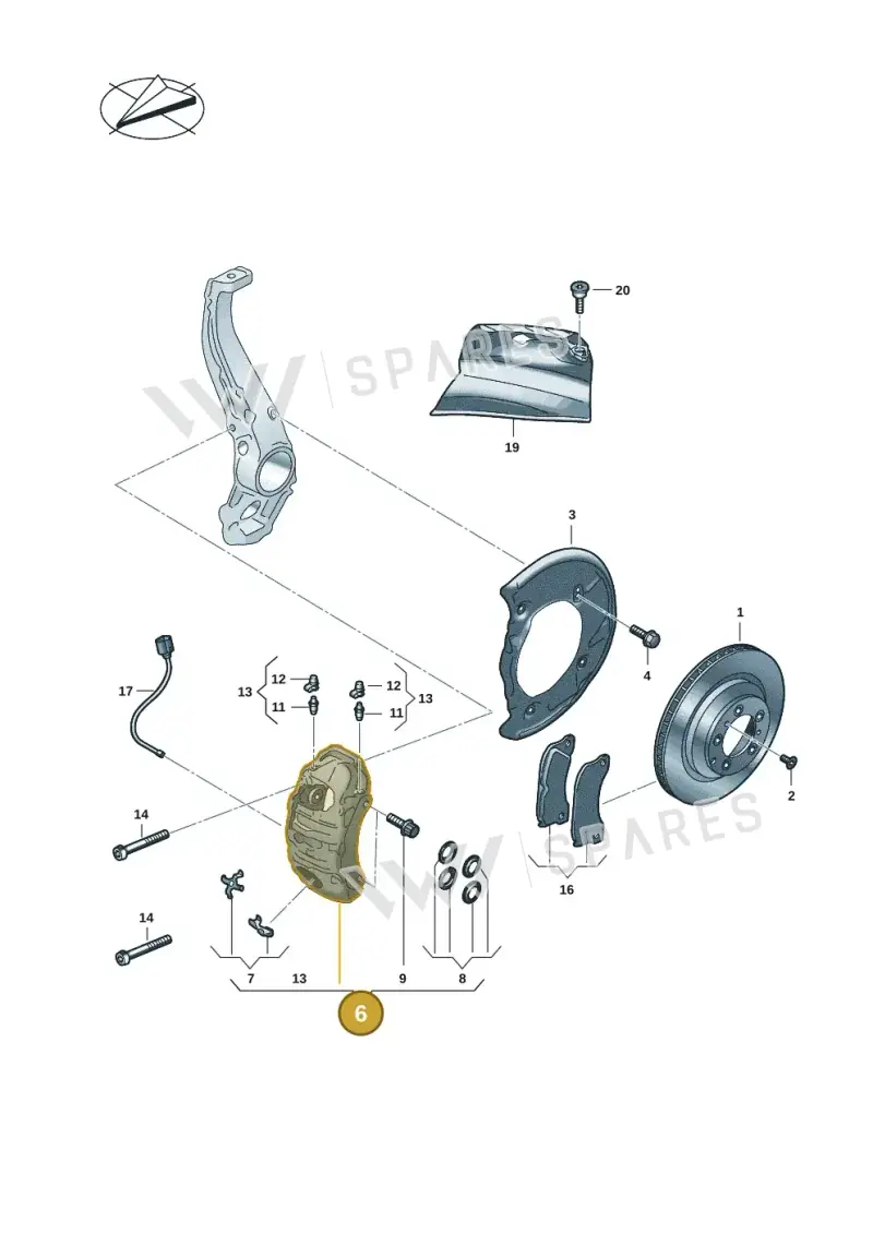 95C615124AD — Audi Q6 e-tron (2023-2025) diagram f5s615030, position 6