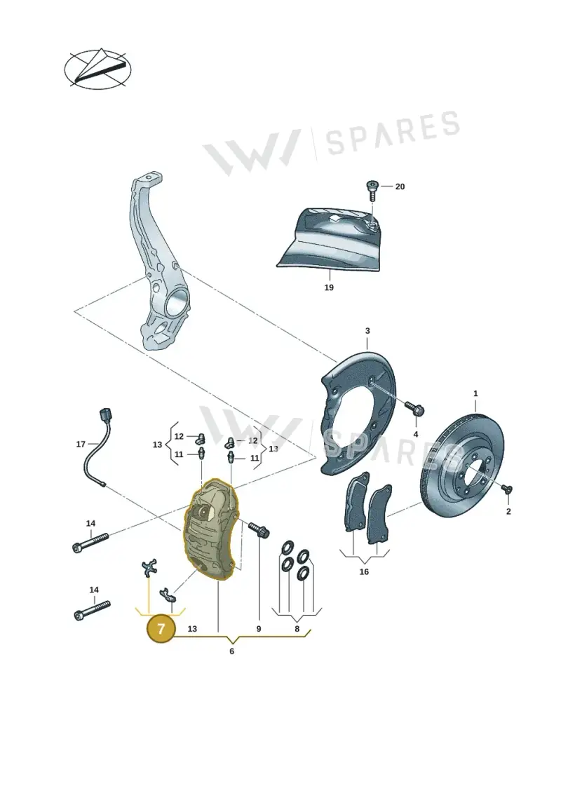 95C615269D — Audi Q6 e-tron (2023-2025) diagram f5s615030, position 7