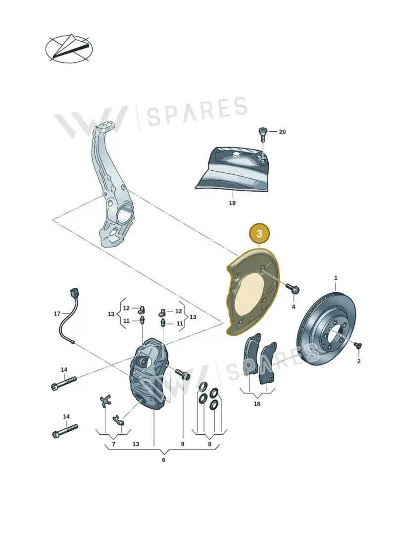 95C615311F — Audi Q6 e-tron (2023-2025) diagram f5s615030, position 3