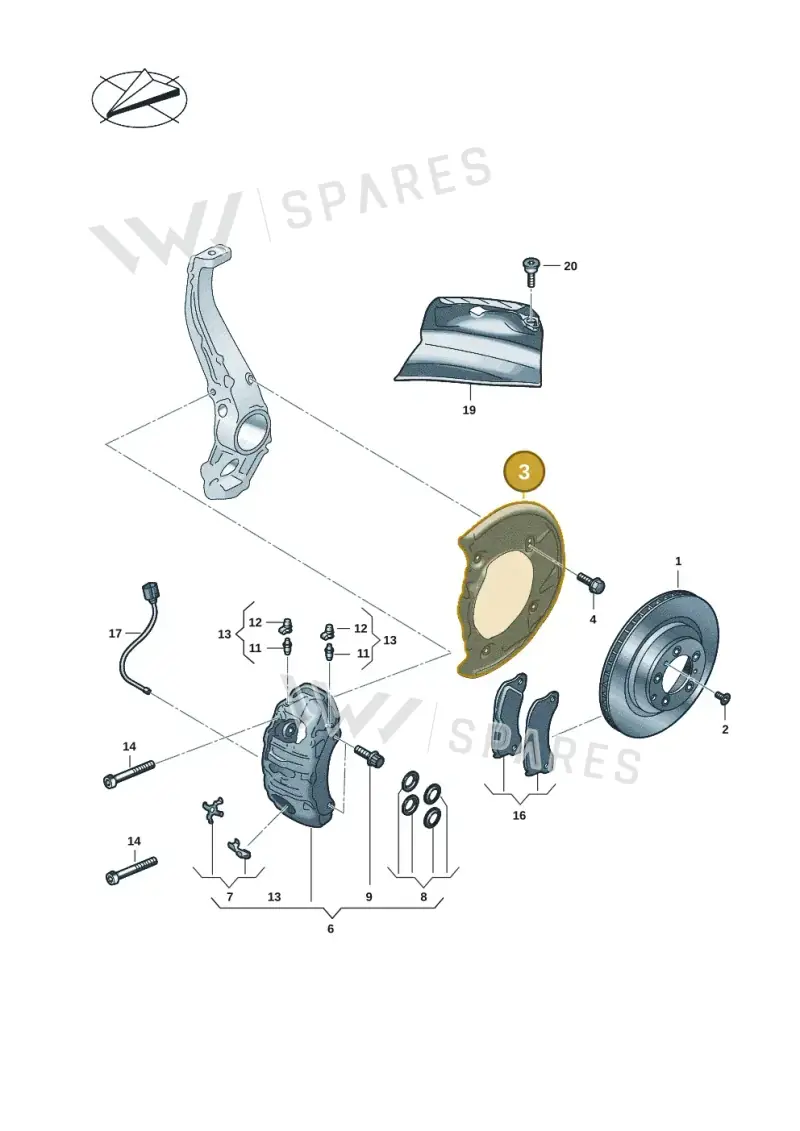 95C615312F — Audi Q6 e-tron (2023-2025) diagram f5s615030, position 3
