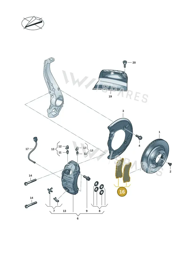 95C698151E — Audi Q6 e-tron (2023-2025) diagram f5s615030, position 16