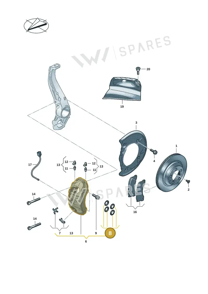 95C698471 — Audi Q6 e-tron (2023-2025) diagram f5s615030, position 8