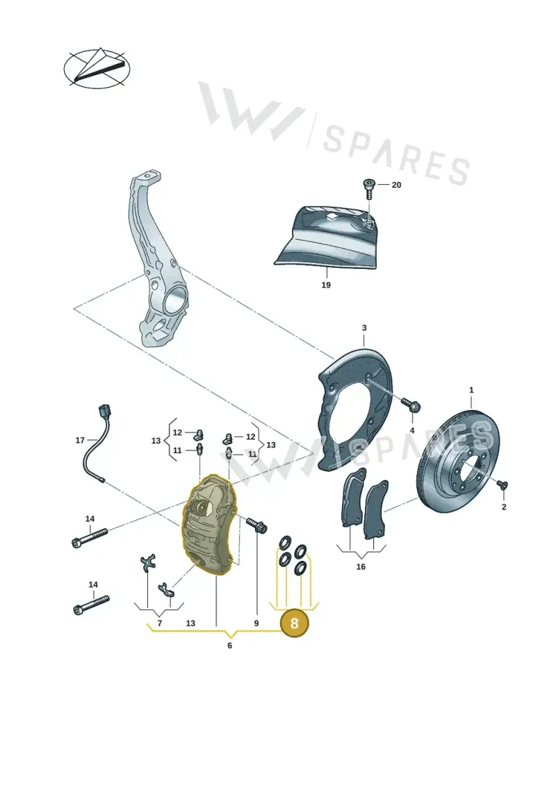 95C698471A — Audi Q6 e-tron (2023-2025) diagram f5s615030, position 8