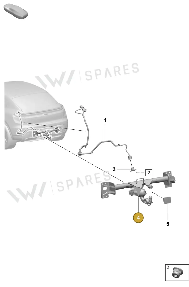 95C803921A — Porsche Macan (2024-2024) diagram p61002000, position 4