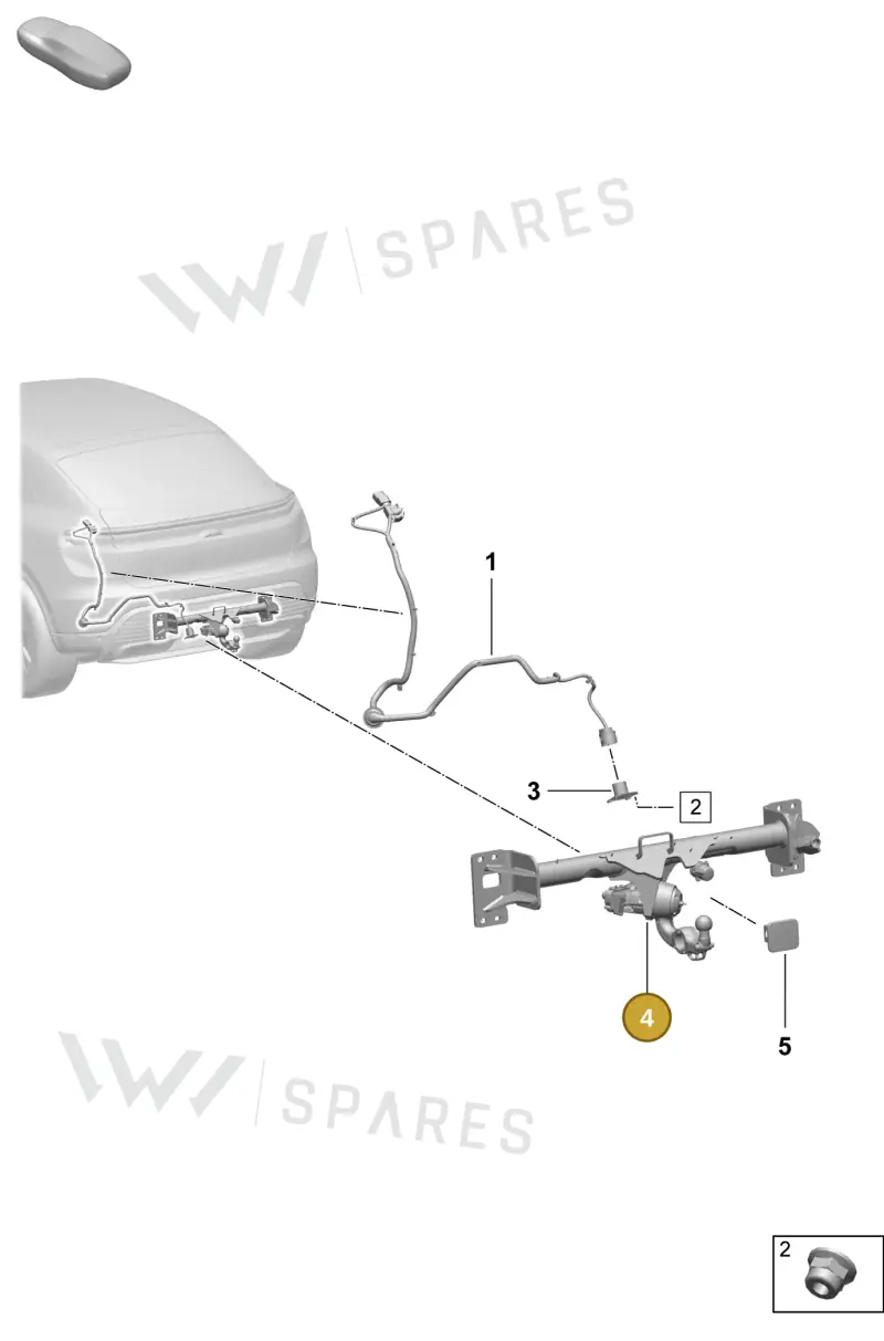 95C803921K — Porsche Macan (2024-2024) diagram p61002000, position 4