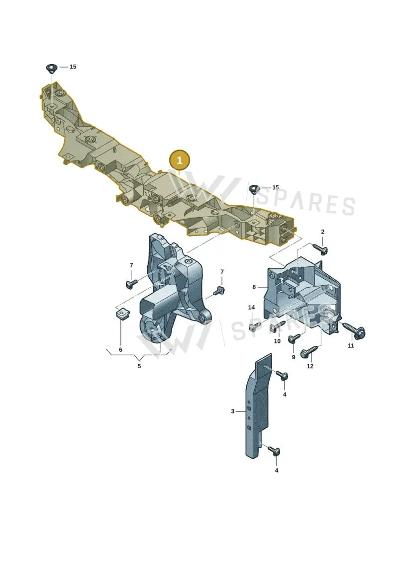 95C805598N — Audi Q6 e-tron (2023-2025) diagram f5s805000, position 1