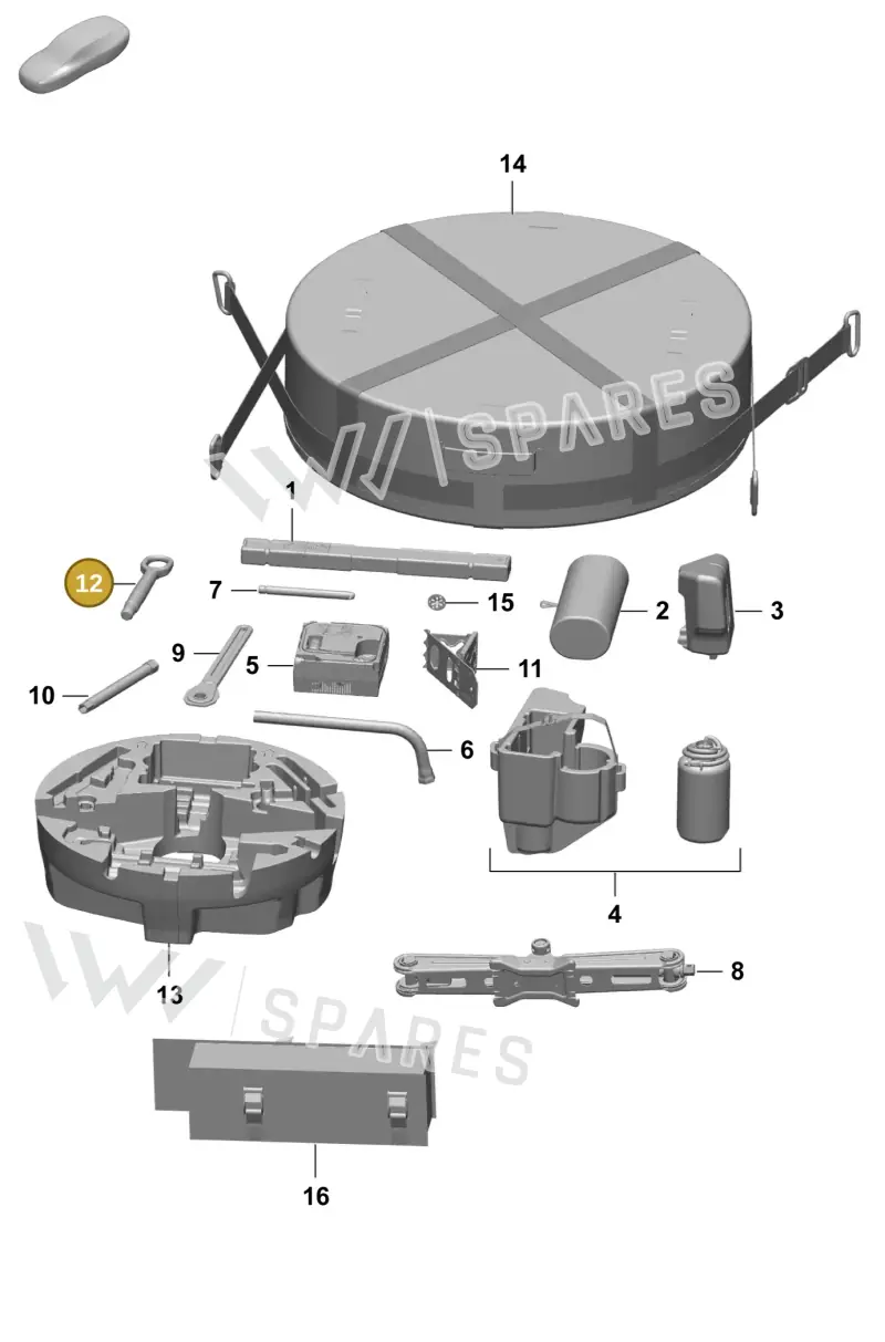 95C805615 — Porsche Macan (2024-2024) diagram p61001000, position 12