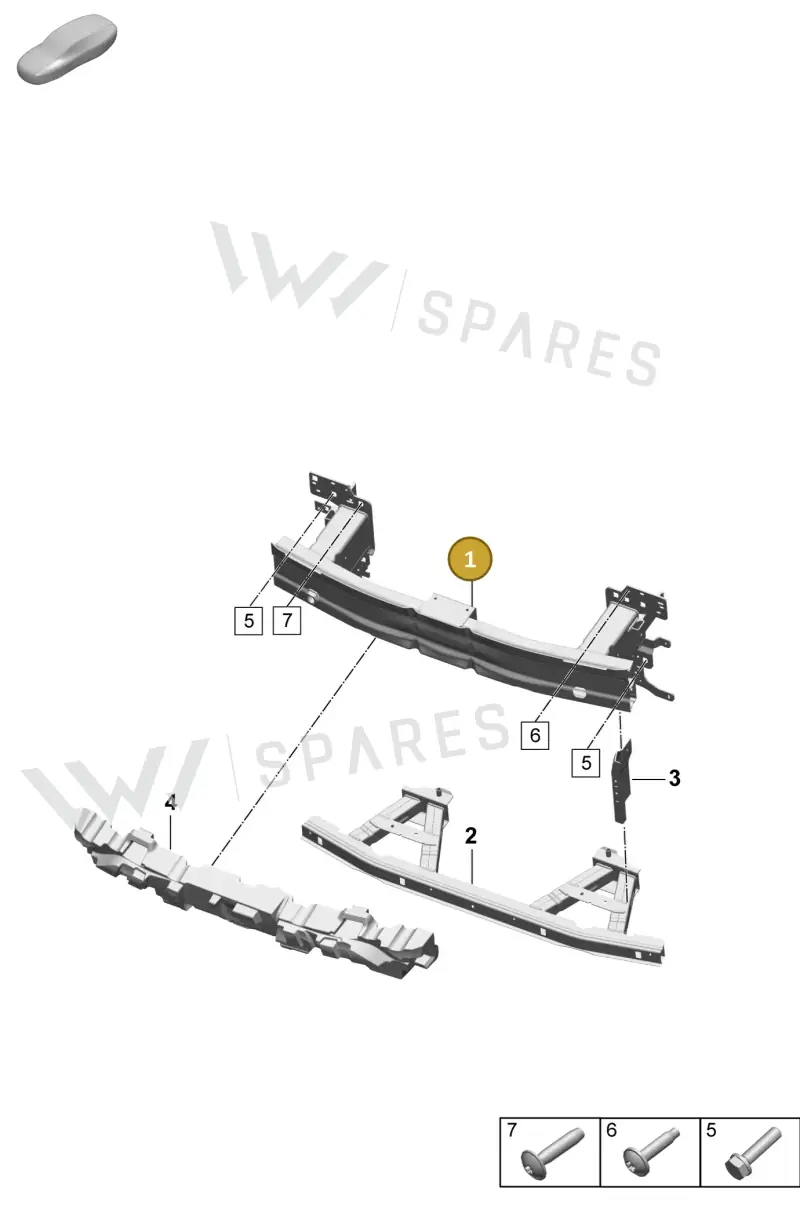 95C807109F — Porsche Macan (2024-2024) diagram p61802200, position 1