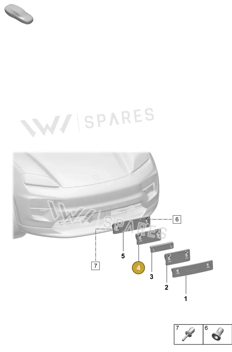 95C807287COK1 — Porsche Macan (2024-2024) diagram p61802300, position 4