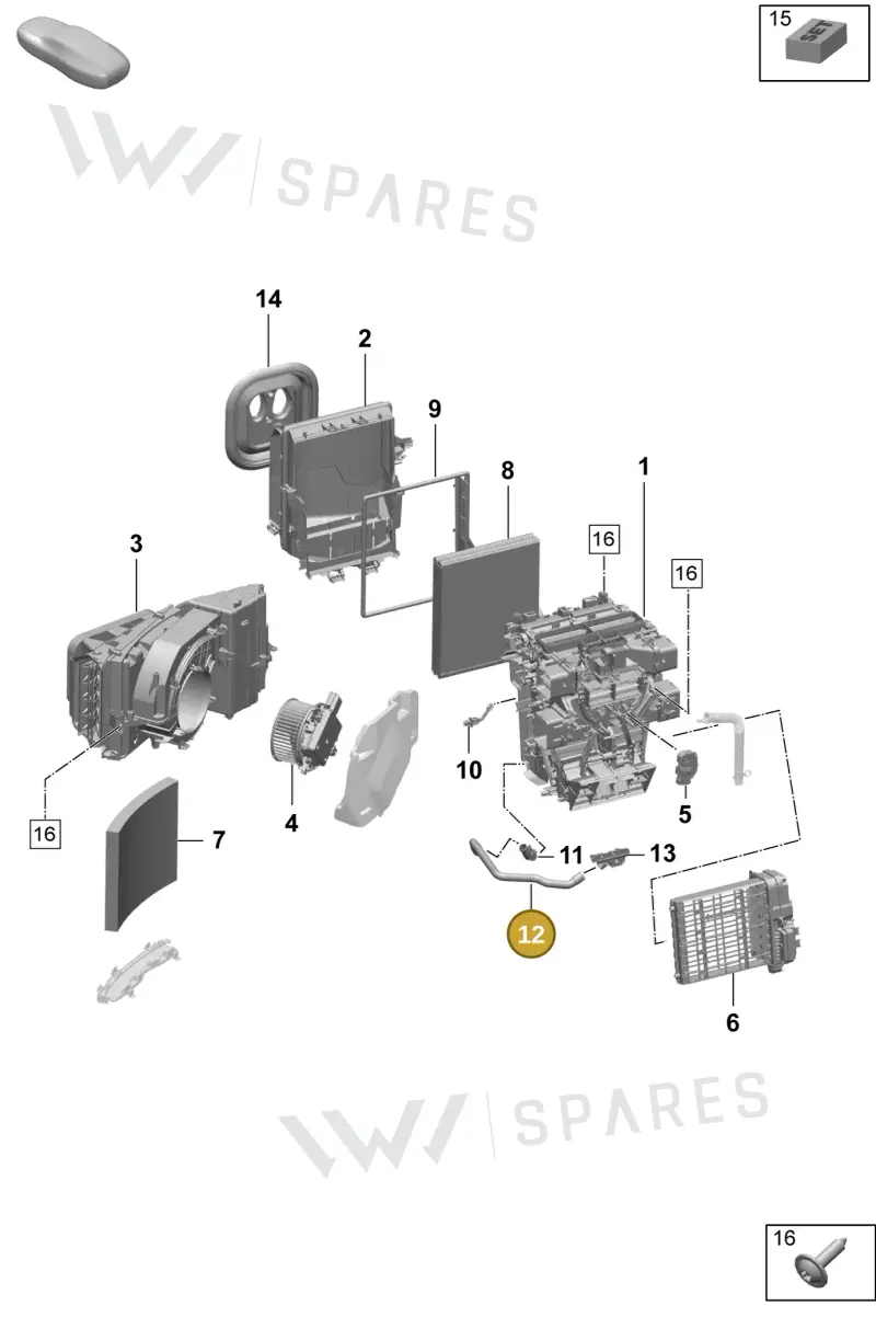 95C816309A — Porsche Macan (2024-2024) diagram p61814000, position 12