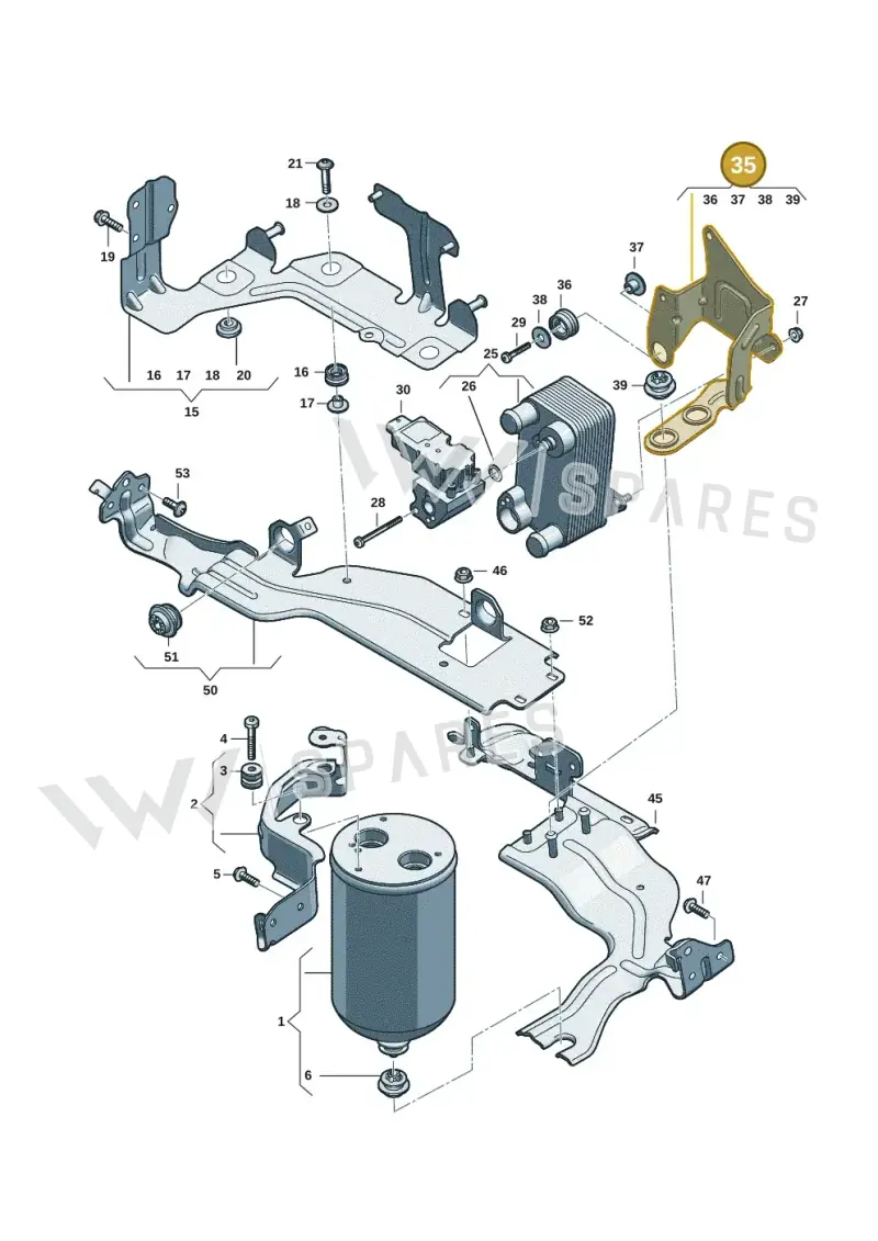 95C816765 — Audi Q6 e-tron (2023-2025) diagram f5s260780, position 35